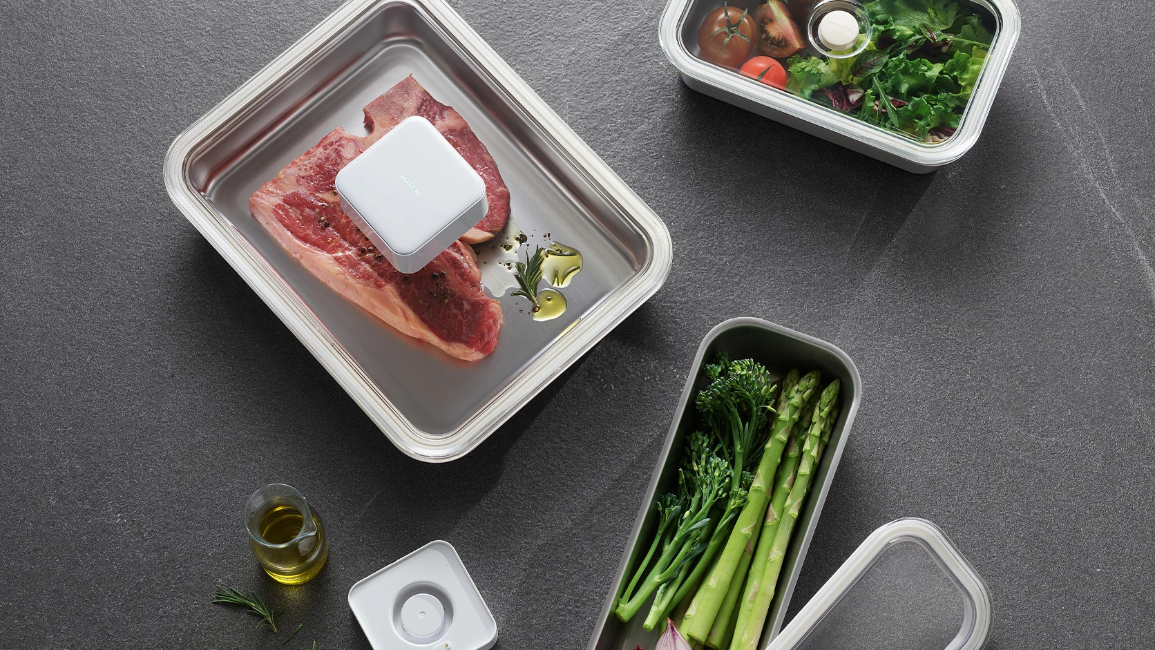 VAKUEN Launches Four New Stainless Steel Vacuum Storage Containers